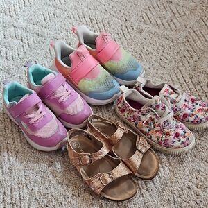 Bundle Of 4 Pair Toddler Shoes